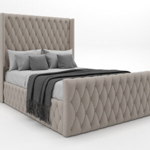 delux upholstery ottoman non ottoman bed frame