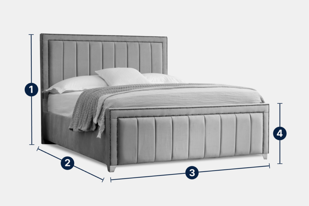 upholstery beds dimentions