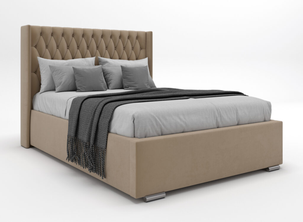 fleur upholstery ottoman non ottoman bed frame