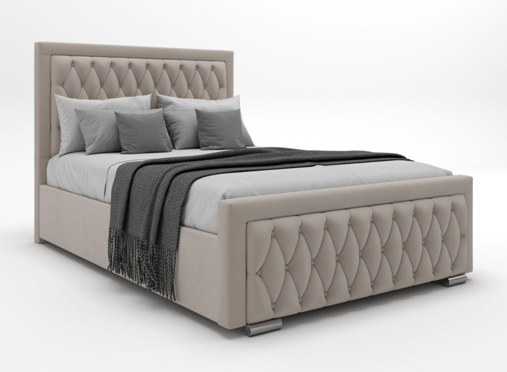 bumper bar grazer upholstery ottoman non ottoman bed frame